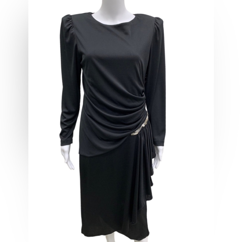 Vintage Pellini Size Small Black Dress